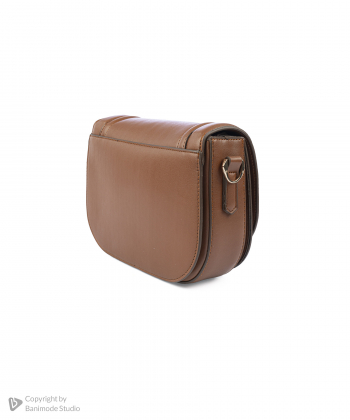 کیف دوشی چرم طبیعی زنانه باترفلای مدل am-W0921310BA