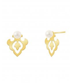 گوشواره اسلیمی میو گلد Mio Gold کد E1377