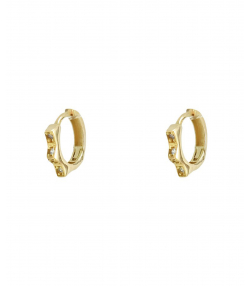 گوشواره حلقه ای میو گلد Mio Gold کد E1389