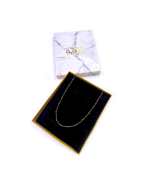 زنجیر آلبرنادو فرانک هماتیت گلد Hematite Gold کد 130486