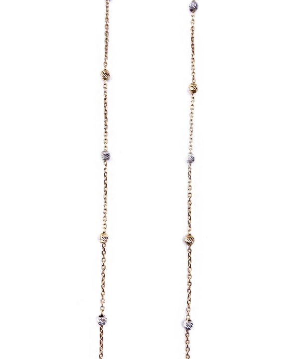 زنجیر آلبرنادو فرانک هماتیت گلد Hematite Gold کد 130486