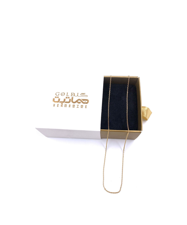 زنجیر فلامینگو زیبا هماتیت گلد Hematite Gold کد 130859