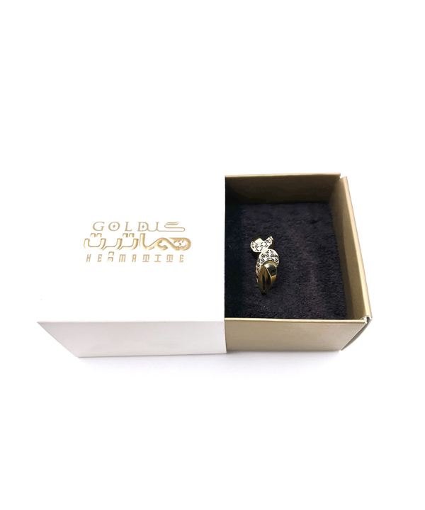 انگشتر آس مرجان هماتیت گلد Hematite Gold کد 131201