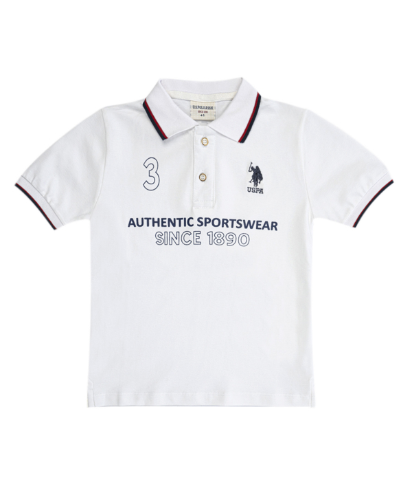 پولوشرت پسرانه یو اس پولو کیدز US Polo Kids کد 2013B4