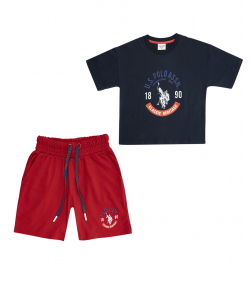 تیشرت و شلوارک یو اس پولو کیدز US Polo Kids کد 2613B3