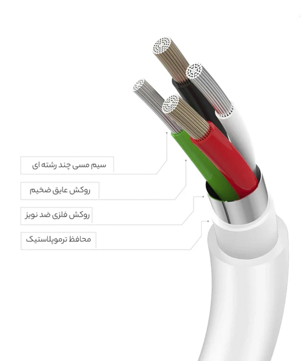کابل تایپ سی به لایتنینگ آیفون اصلی اپل Apple USB-C To Lightning Cable 1M