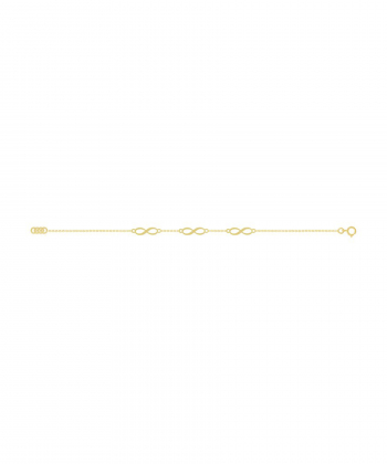 دستبند بینهایت میو گلد Mio Gold کد BR216