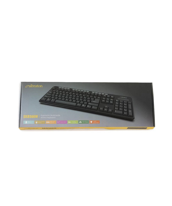کیبورد بی سیم سیبراتون مدل SKB566W