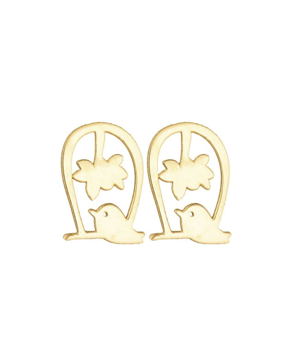 گوشواره پرنده میو گلد Mio Gold کد E331