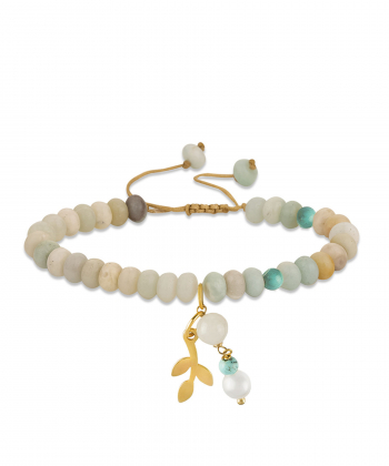 دستبند سنگی برگ زیتون کیا گالری Kia Gallery کد BSH067