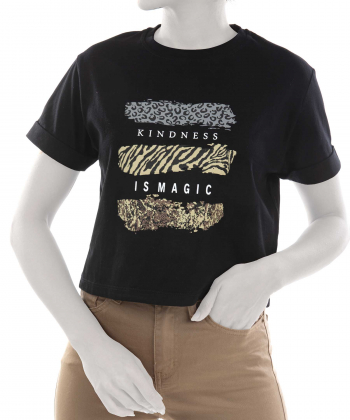 تیشرت آستین کوتاه زنانه بهبود مدل 702349