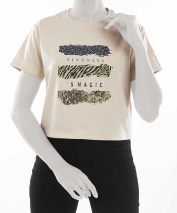 تیشرت آستین کوتاه زنانه بهبود مدل 702349