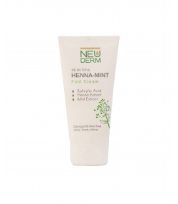 کرم ترک پا نئودرم Neuderm مدل Henna-Mint حجم 50 میلی لیتر
