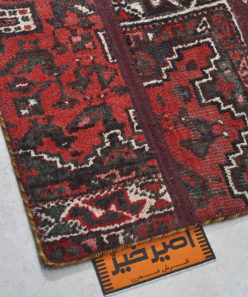 فرش دستباف امیرخیز Amirkhiz سری تکه دوزی کد 0904