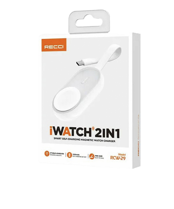 شارژر بی سیم اپل واچ دو کاره رسی RCW-29