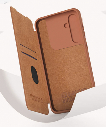 قاب کلاسوری گوشی سامسونگ گلکسی آ 55 نیلکین Qin Pro Series Leather
