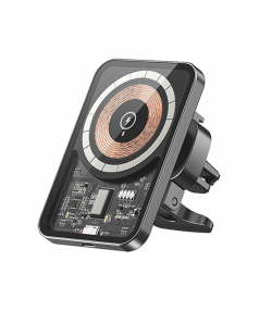 هولدر و شارژر بی سیم گوشی موبایل مگنتی داخل خودرو رسیRecci RHO-C31 Wireless Car Holder Magnetic Charger