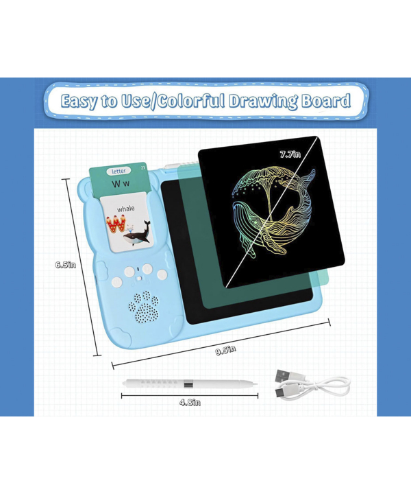 تخته دیجیتال آموزش نقاشی و نوشتن سخنگو LCD Writing Tablet for Toddlers