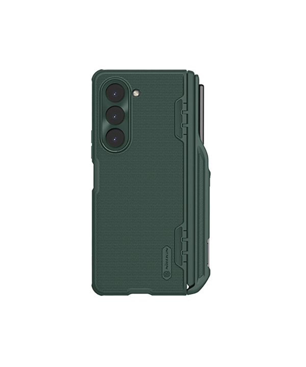 قاب محافظ سامسونگ زد فولد 5 نیلکین دارای نگهدارنده قلم Nillkin Samsung Galaxy Z Fold 5 Super Frosted Shield Fold Pen holder vers