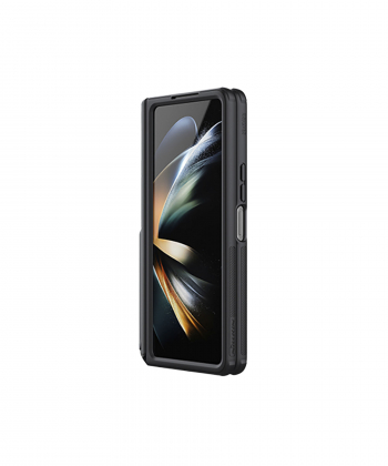 قاب محافظ سامسونگ زد فولد 5 نیلکین دارای نگهدارنده قلم Nillkin Samsung Galaxy Z Fold 5 Super Frosted Shield Fold Pen holder vers
