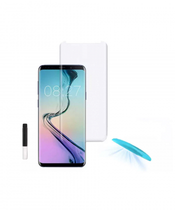 محافظ صفحه نمایش شیشه  ای یو وی سامسونگ UV Nano Glass Samsung Galaxy S9