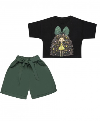 ست تیشرت و شلوار دخترانه مادر Madar مدل گودگرل