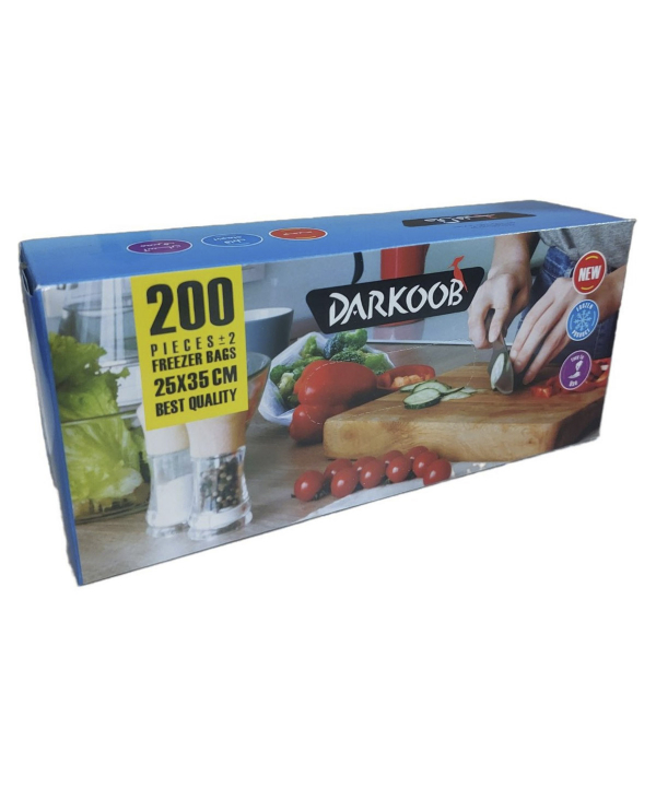 کیسه فریزر دارکوب Darkoob آسان مصرف 200 عددی