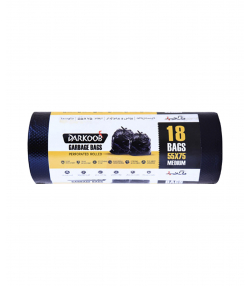 کیسه زباله رولی دارکوب Darkoob پرفراژ دار 18 برگی