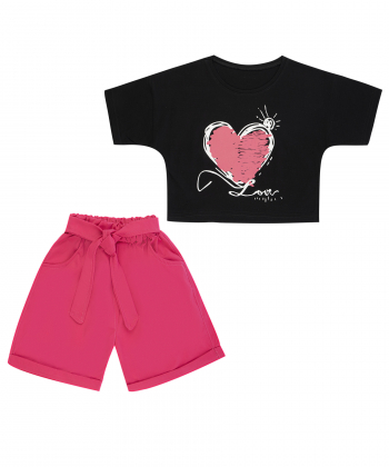 ست تیشرت و شلوار دخترانه مادر Madar مدل سانا