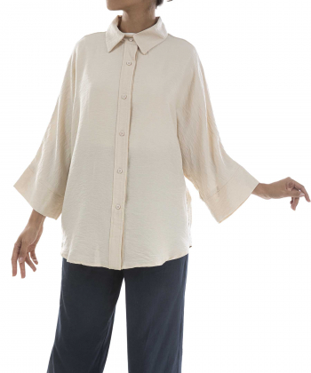 شومیز پلی استر آستین بلند زنانه وینکلر مدل AM-W0614183BL