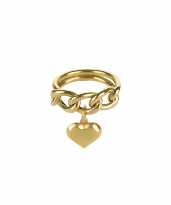 انگشتر کارتیه قلب میو گلد Mio Gold کد R113