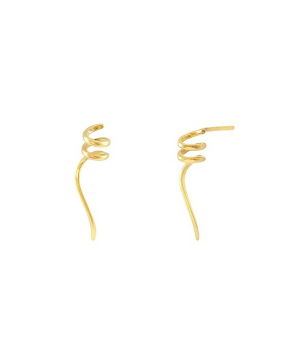 گوشواره اسپیرال میو گلد Mio Gold کد E1419