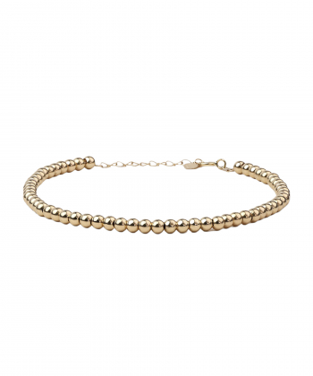 دستبند زنجیر طلا گوی کیا گالری Kia Gallery کد BMR464