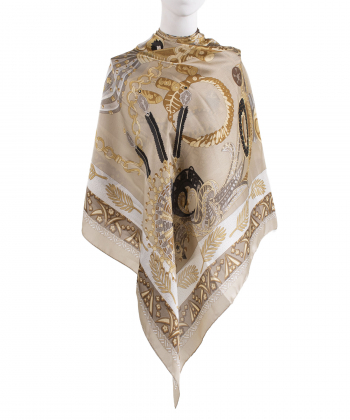 روسری ابریشم زنانه نوولاشال Novella Shawl کد 88032