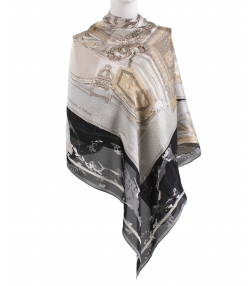 روسری ابریشم زنانه نوولاشال Novella Shawl کد 88045