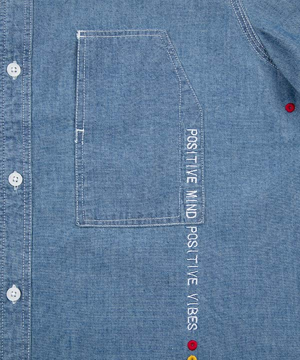 پیراهن مردانه جین آبی جوتی جینز Jooti Jeans