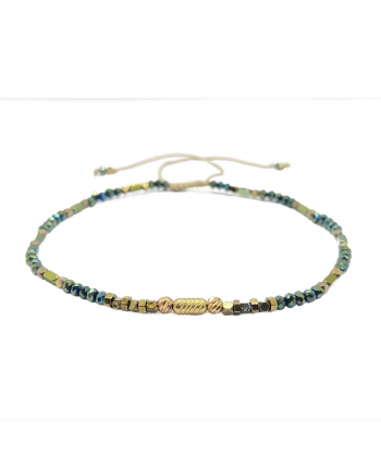 دستبند 2 گوی البرنادو وفیوژن گوی زرین Gooye Zarrin کد BWG0062