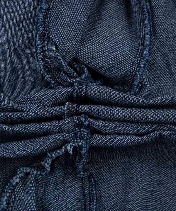 مانتو جین اسپرت دکمه دار آبی جوتی جینز Jooti Jeans