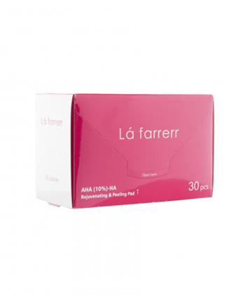 پد جوان کننده و لایه بردار پوست حاوی AHA 10% و HA لافارر Lafarrerr