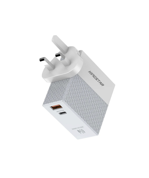 شارژر دیواری 65 وات کینگ استار مدل KW295PQ