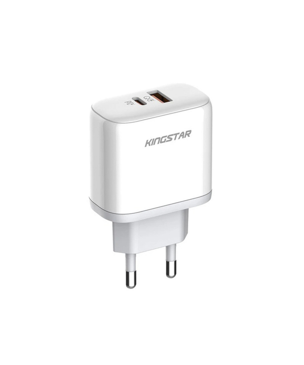 شارژر دیواری 45 وات کینگ استار مدل KW220 PD به همراه کابل USB-C