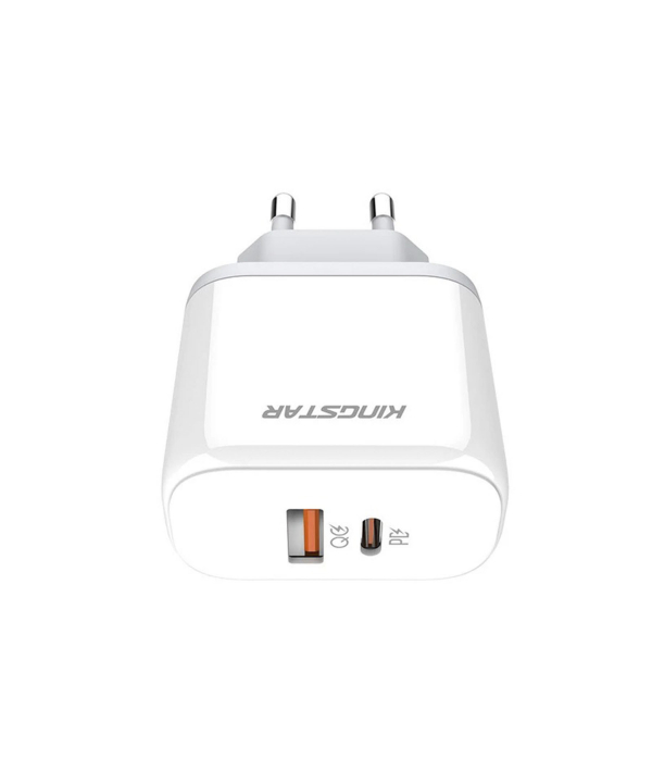 شارژر دیواری 45 وات کینگ استار مدل KW220 PD به همراه کابل USB-C