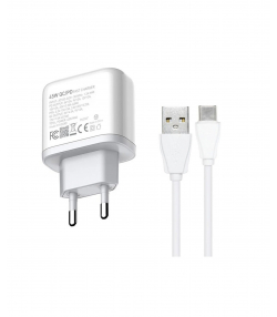 شارژر دیواری 45 وات کینگ استار مدل KW220 PD به همراه کابل USB-C