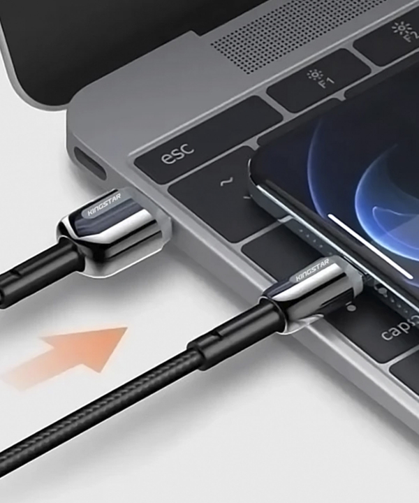 کابل تبدیل USB به لایتنینگ کینگ استار مدل K42i طول 1. متر