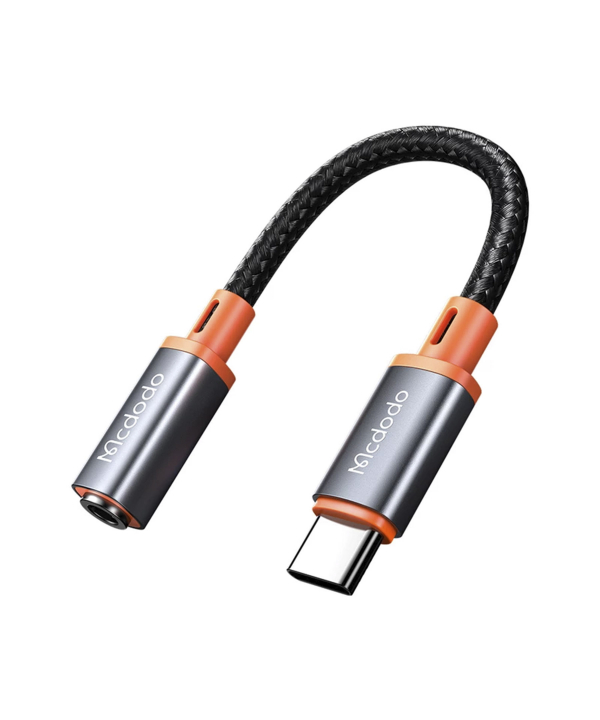 مبدل USB-C به جک 3.5 میلیمتری مک دودو مدل CA-7561 طول 11 سانتی متر