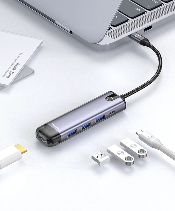 هاب 5 پورت USB-C مک دودو مدل HU-7750