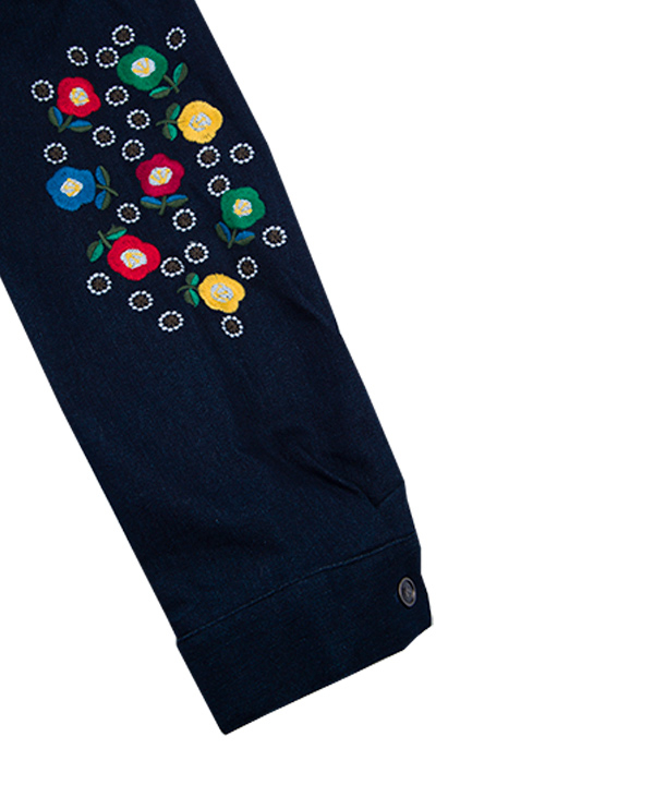 مانتو زنانه جین گلدوزی شده جوتی جینز Jooti Jeans