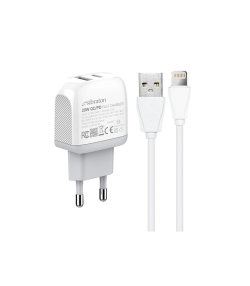 شارژر دیواری 20 وات سیبراتون مدل SW2220i PD به همراه کابل لایتنینگ