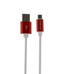 کابل تبدیل USB به microUSB سیبراتون مدل S221 طول 1.1 متر