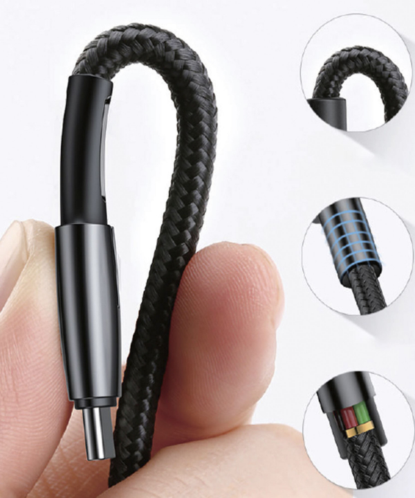 کابل تبدیل USB به microUSB کینگ استار مدل K325 طول 1 متر